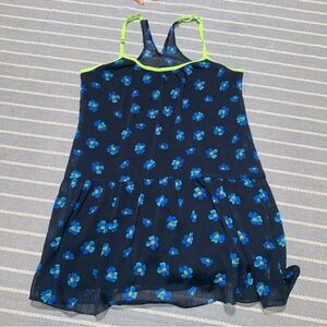Hollister Navy Green Floral Cami Dress New With Tags Large $49